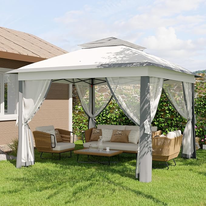 11'x11 Pop-Up Gazebo, Instant Outdoor Canopy Tent - Image 9