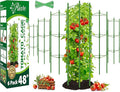 Riare 6 Pack 4 FT Tomato Cages for Garden- 48inches Heavy Duty Garden Stakes by Riare