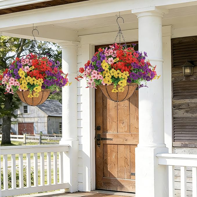 Senjie 2 Set Artificial Hanging Flowers - Image 7