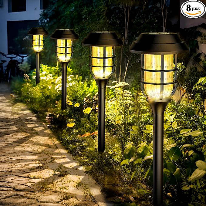 SOLPEX Solar Lights for Outside, Solar Outdoor Pathway Garden Lights Waterproof by Solpex