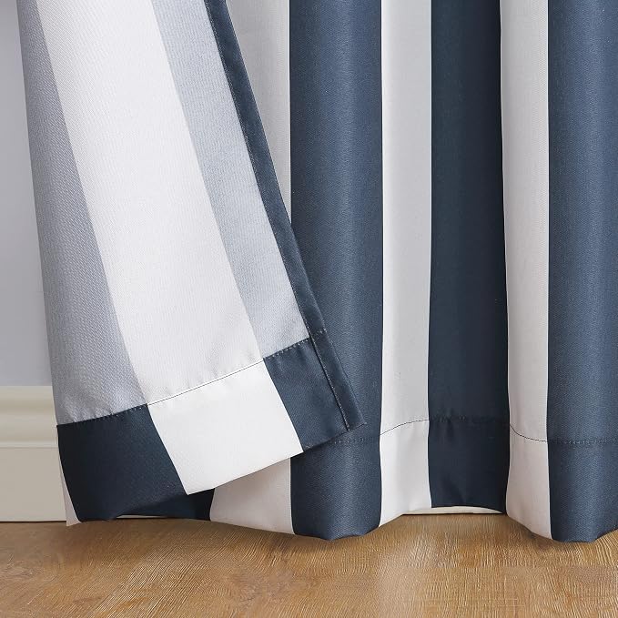 Sun Zero Valencia 2-Pack Cabana Stripe Indoor/Outdoor UV Protectant Energy - Image 3