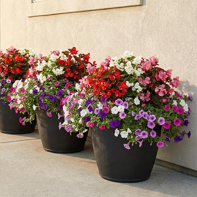 Sunnydaze 20-Inch Anjelica Large Plastic Pot - Image 9