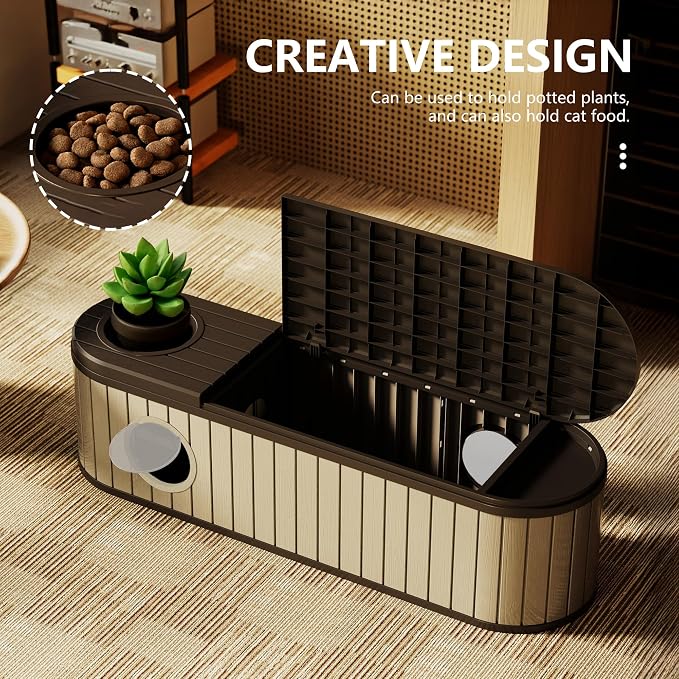 DRATO Outdoor Storage Box, Resin Deck Storage Box Waterproof Patio Storage Box - Image 4