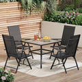 PHI VILLA Outdoor Patio Dining Set by PHIVILLAThepioneerofcomfortablehouseholdsupplies