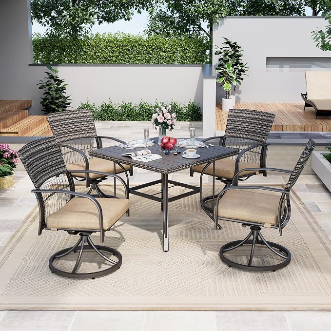 Pamapic 5-Piece Outdoor Dining Set by Pamapic