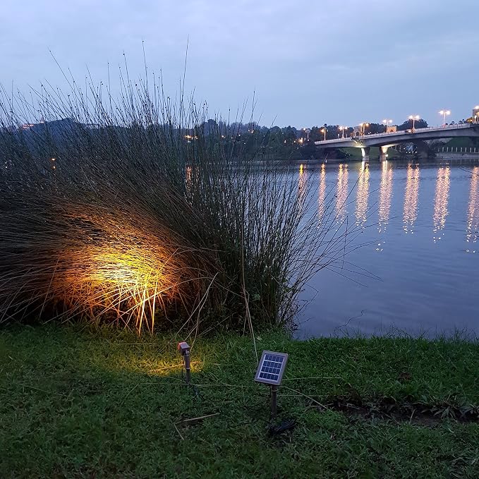 HEX 30X Twin Solar Spotlight Warm White LED Waterproof Dimmable Dusk to Dawn - Image 8