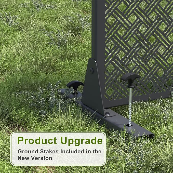 Casaphoria Metal Privacy Screen Outdoor, Jason- Black - Image 5