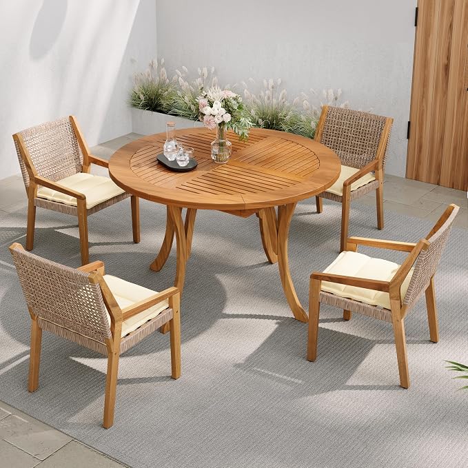 Christopher Knight Home Verle Wooden Patio Dining Set by ChristopherKnightHome