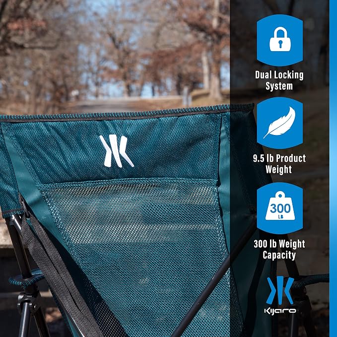 Kijaro Dual Lock Portable Camping Chairs - Image 6
