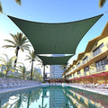 ColourTree TAPR1616 Custom Size 11' x 22' Green Sun Shade Sail Canopy UV Block by ColourTree