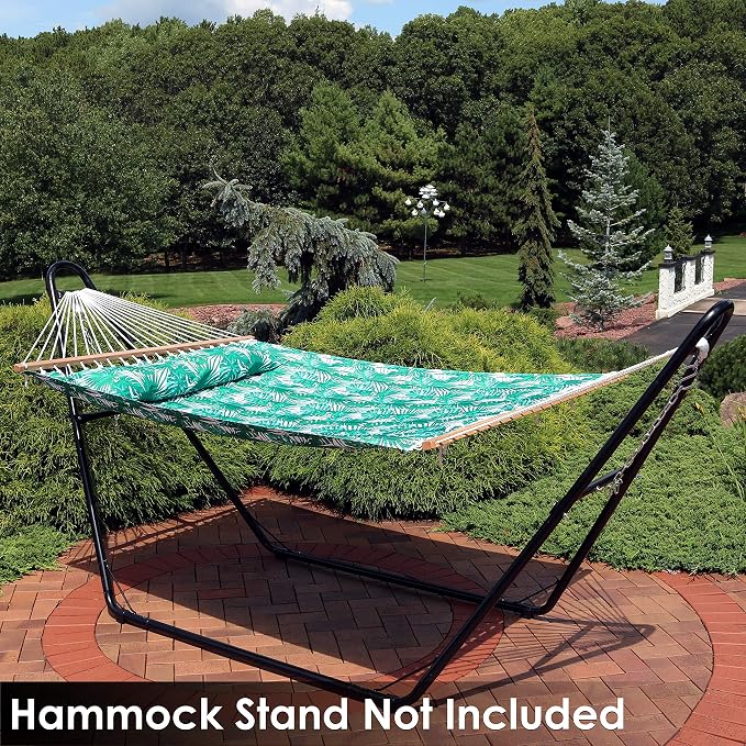 Sunnydaze Quilted Outdoor Hammock - Image 9