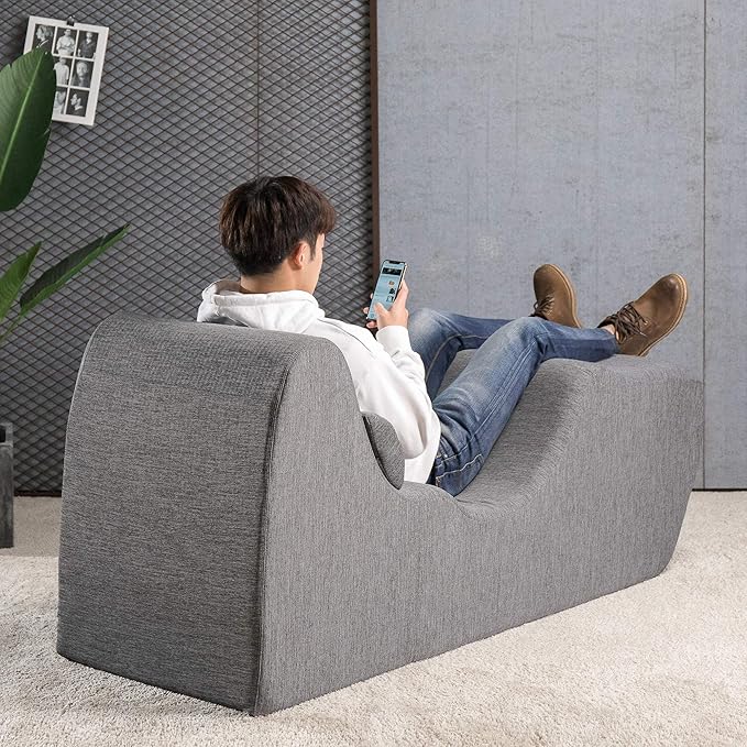 Zinus Lotus Zero Gravity Chaise Lounger, Foam Recliner - Image 3