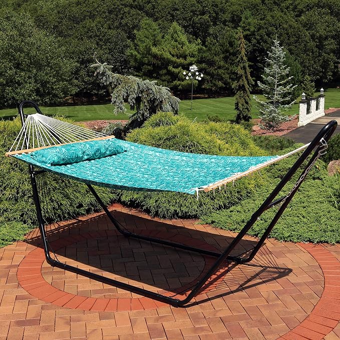 Sunnydaze Quilted Outdoor Hammock - Image 8