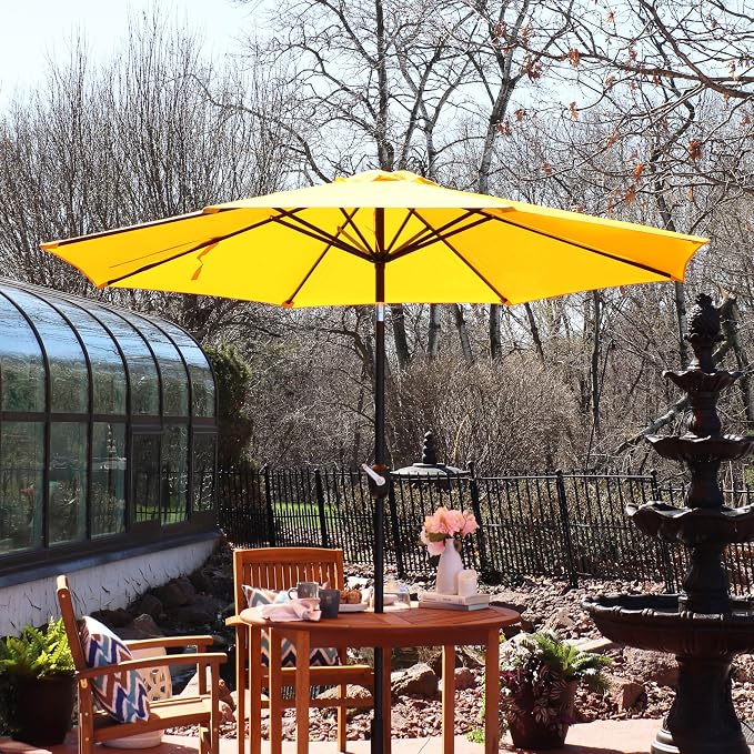 Sunnydaze Outdoor Patio Umbrella - Image 6