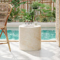 Christopher Knight Home Outdoor Round Side Table, Patio Garden Stool End Coffee by ChristopherKnightHome