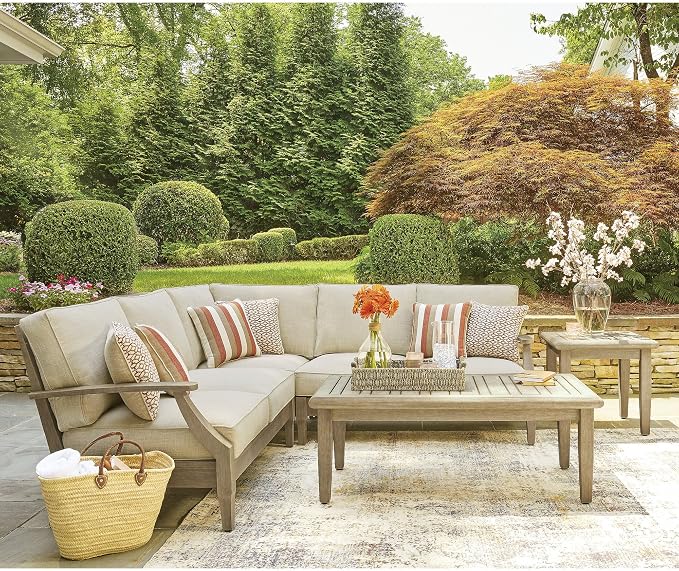 Signature Design by Ashley Clare View Symmetrical Contemporary 3-Piece Outdoor - Image 4